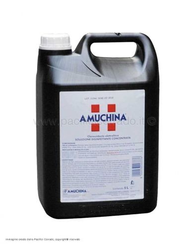 Amuchina 100% professionale cf 5 lt attrezzature tecniche alimentari per la  manutenzione e pulizia dei laboratori