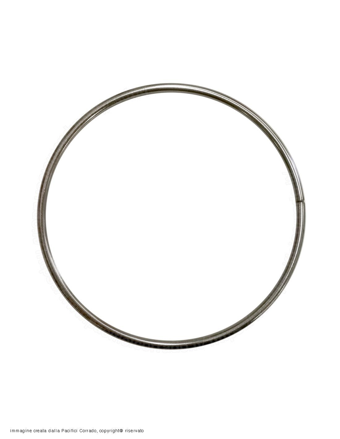Cerchio in acciaio inox Ø 15, 22 cm per la preparazione di preparati di  carne