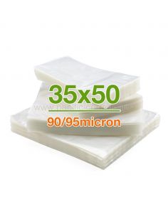 100 BUSTE SOTTOVUOTO ALIMENTI LISCE 10X20 CM SACCHETTI PER